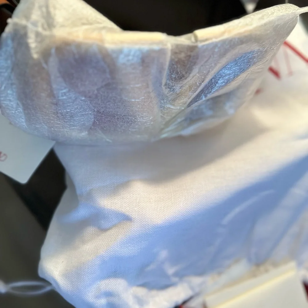 Valentino Reversible Logo Slide Buckle leather Belt - Picture 9 of 12